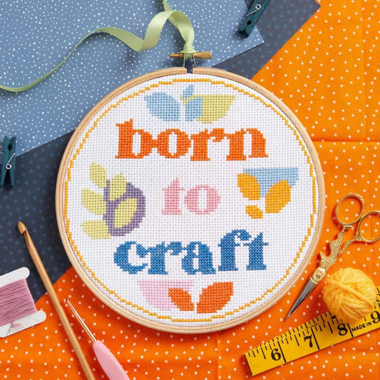 Hawthorn Handmade-Born to Craft Cross Stitch Kit-xstitch kit-gather here online