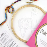 Hawthorn Handmade-Alpaca on White Embroidery Kit-embroidery kit-gather here online