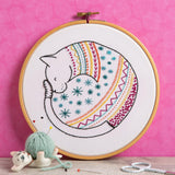 Hawthorn Handmade-Cat Embroidery Kit-embroidery kit-gather here online