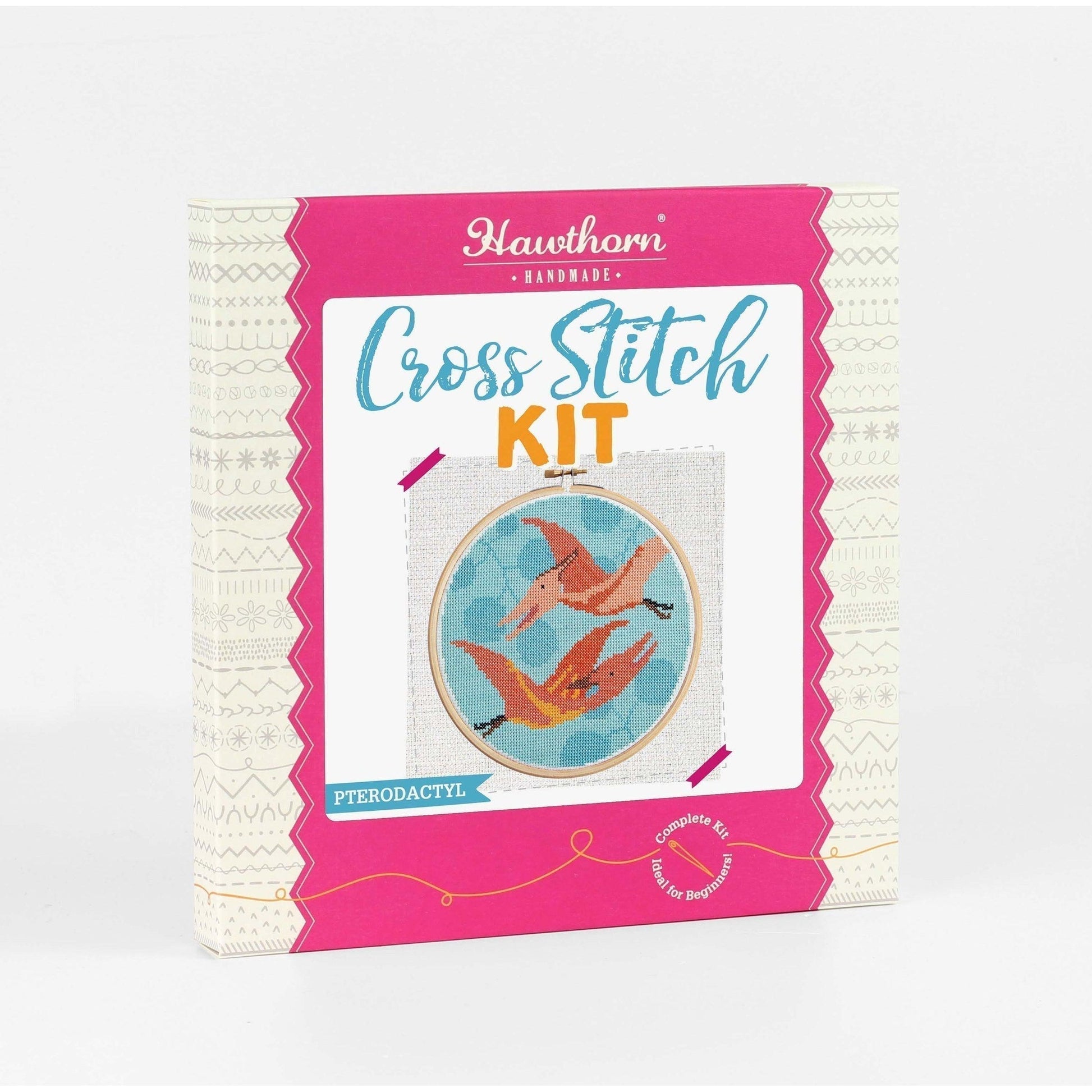 Hawthorn Handmade-Pterodactyl Cross Stitch Kit-xstitch kit-gather here online