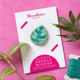 Hawthorn Handmade-Monstera Leaf Magnetic Needle Minder-notion-gather here online