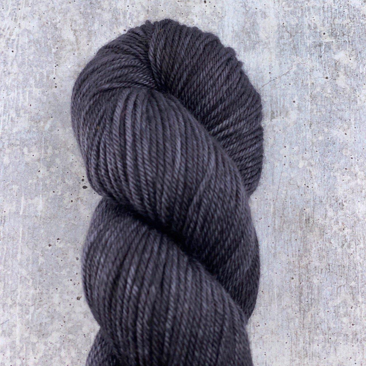 Hedgehog Fibres-Merino DK-yarn-Graphite-gather here online