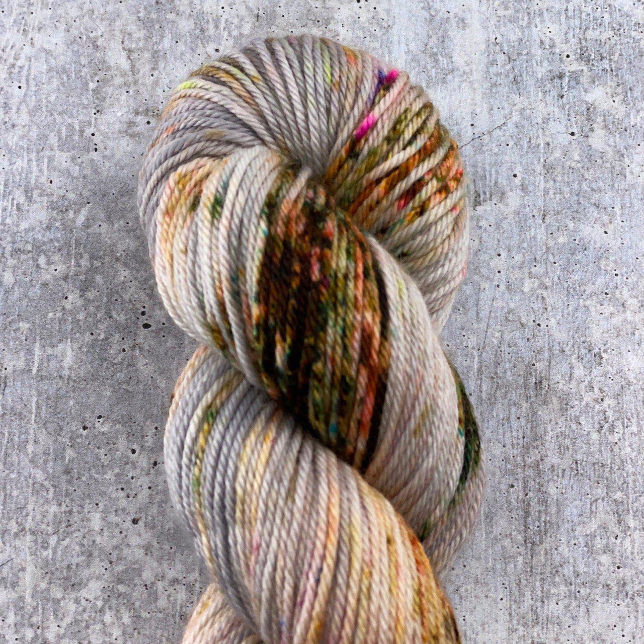 Hedgehog Fibres-Merino DK-yarn-Heron-gather here online