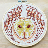 Hook, Line & Tinker-Barn Owl Embroidery Kit-embroidery kit-gather here online