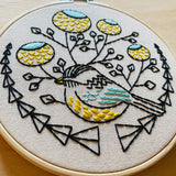 Hook, Line & Tinker-Chickadee Embroidery Kit-embroidery kit-gather here online
