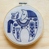 Hook, Line & Tinker-Holiday Hygge Horse Embroidery Kit-embroidery/xstitch kit-gather here online