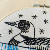 Hook, Line & Tinker-Loon Embroidery Kit-embroidery/xstitch kit-gather here online