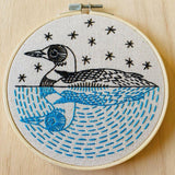 Hook, Line & Tinker-Loon Embroidery Kit-embroidery/xstitch kit-gather here online