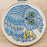 Hook, Line & Tinker-Saw Whet Owl Embroidery Kit-embroidery kit-gather here online