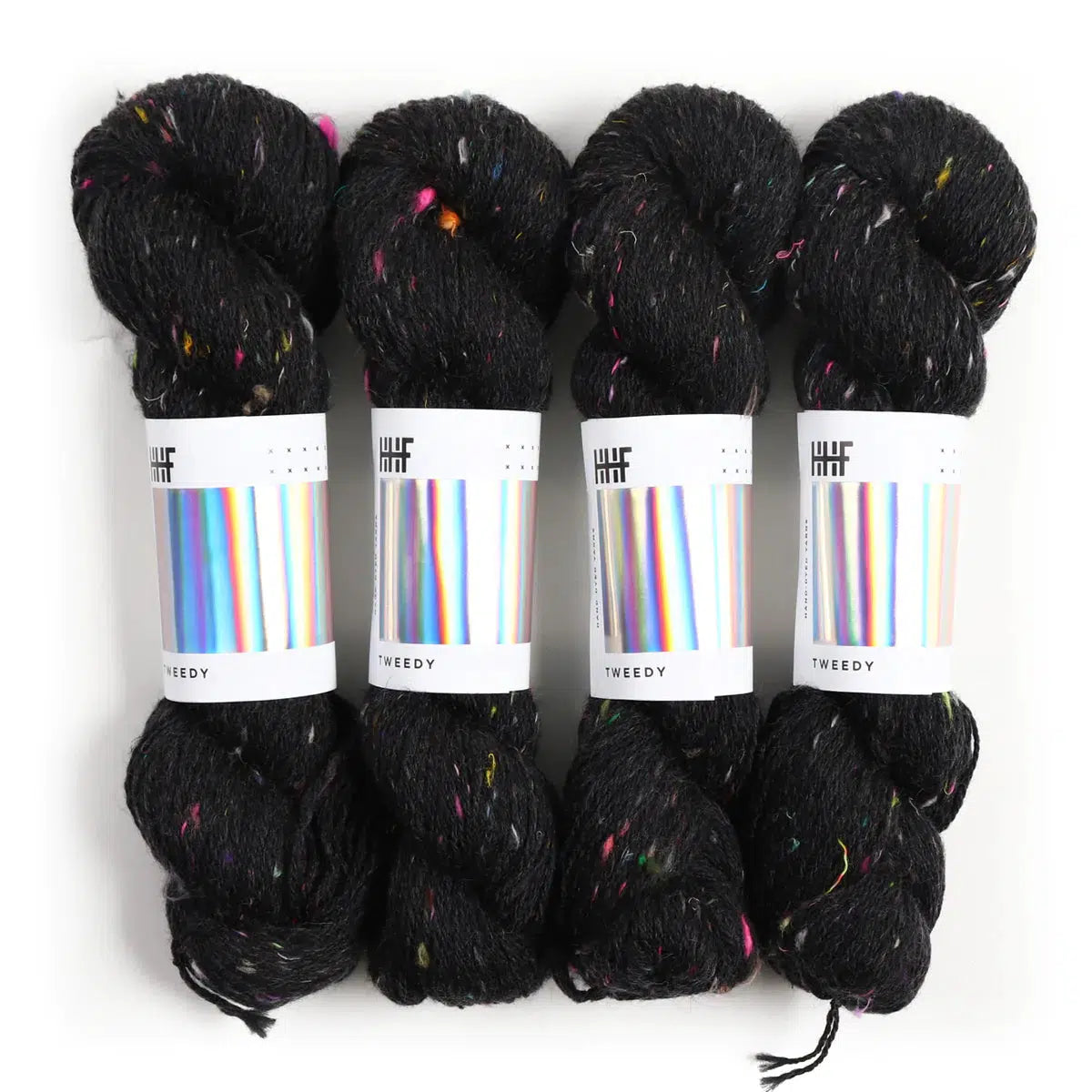Hedgehog Fibres-Tweedy Noir-yarn-gather here online