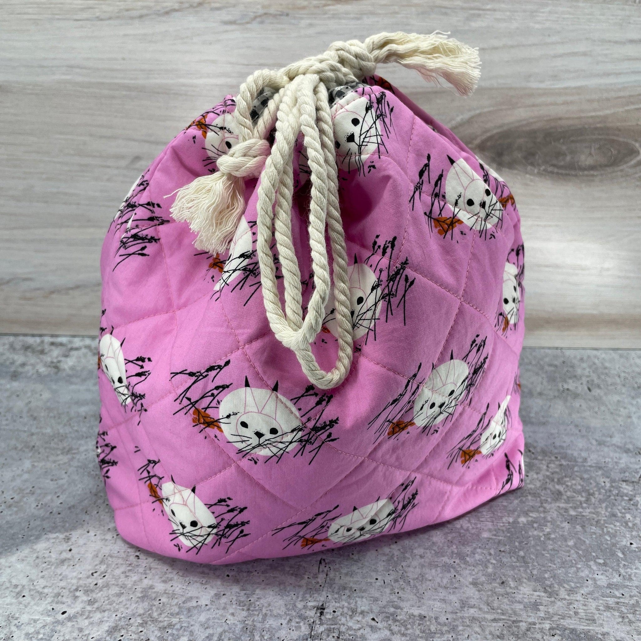 One of a Kind Drawstring Project Bags
