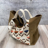 Denise Snow Williams-One of a Kind Drawstring Project Bags-accessory-Large OPEN TOP w/ Int. Dividers-gather here online