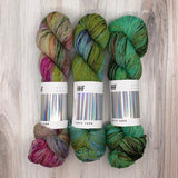 Hedgehog Fibres-Sock Yarn Coordinated Bundle of 3-yarn-Set A-gather here online