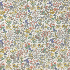 Kokka-Small Botanicals and Birds on Cotton Lawn-fabric-gather here online