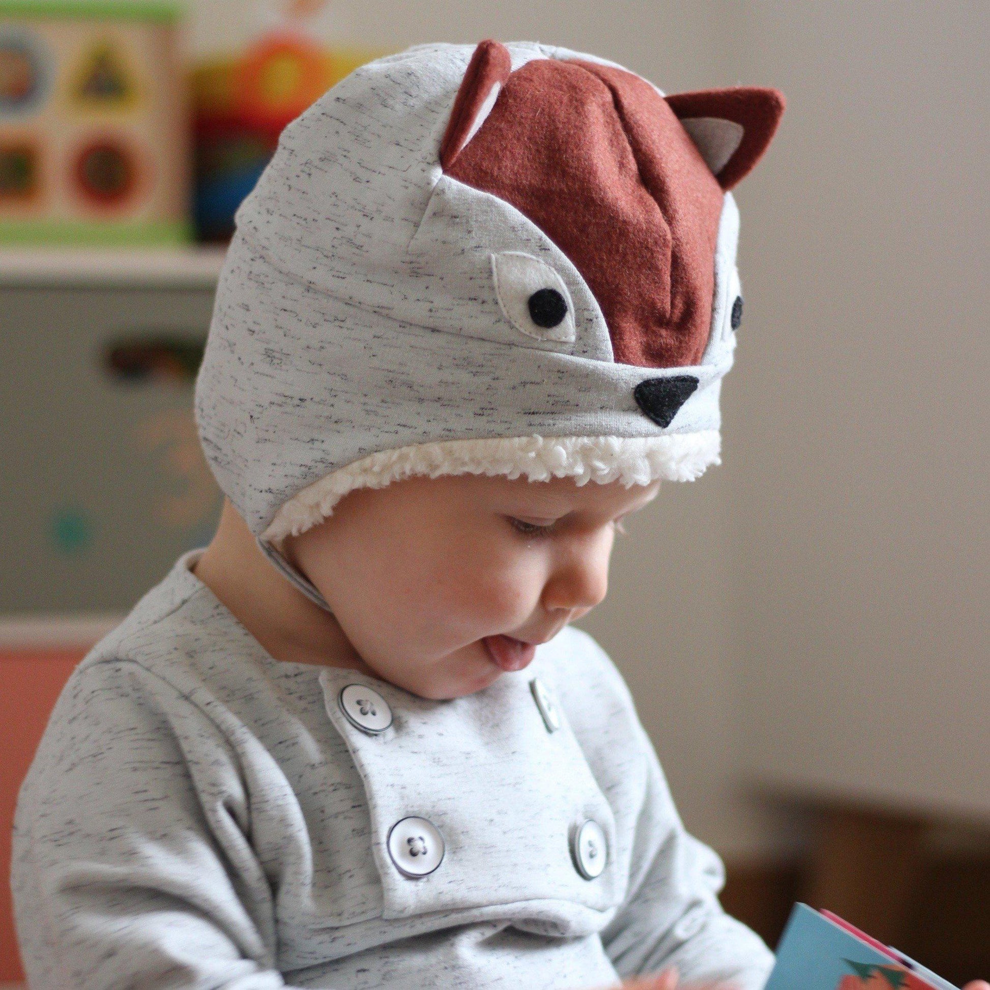 Ikatee-Hugo Sweatshirt + Hat Set-sewing pattern - kids-gather here online