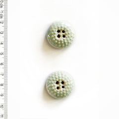 Incomparable Buttons-Raised Dots in Teal with Beige-button-gather here online
