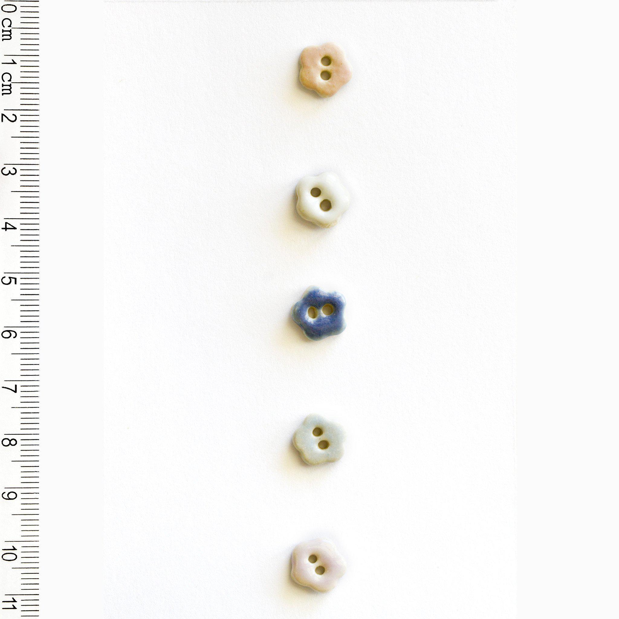 Incomparable Buttons-Tiny Flowers in Multi Colors-button-gather here online