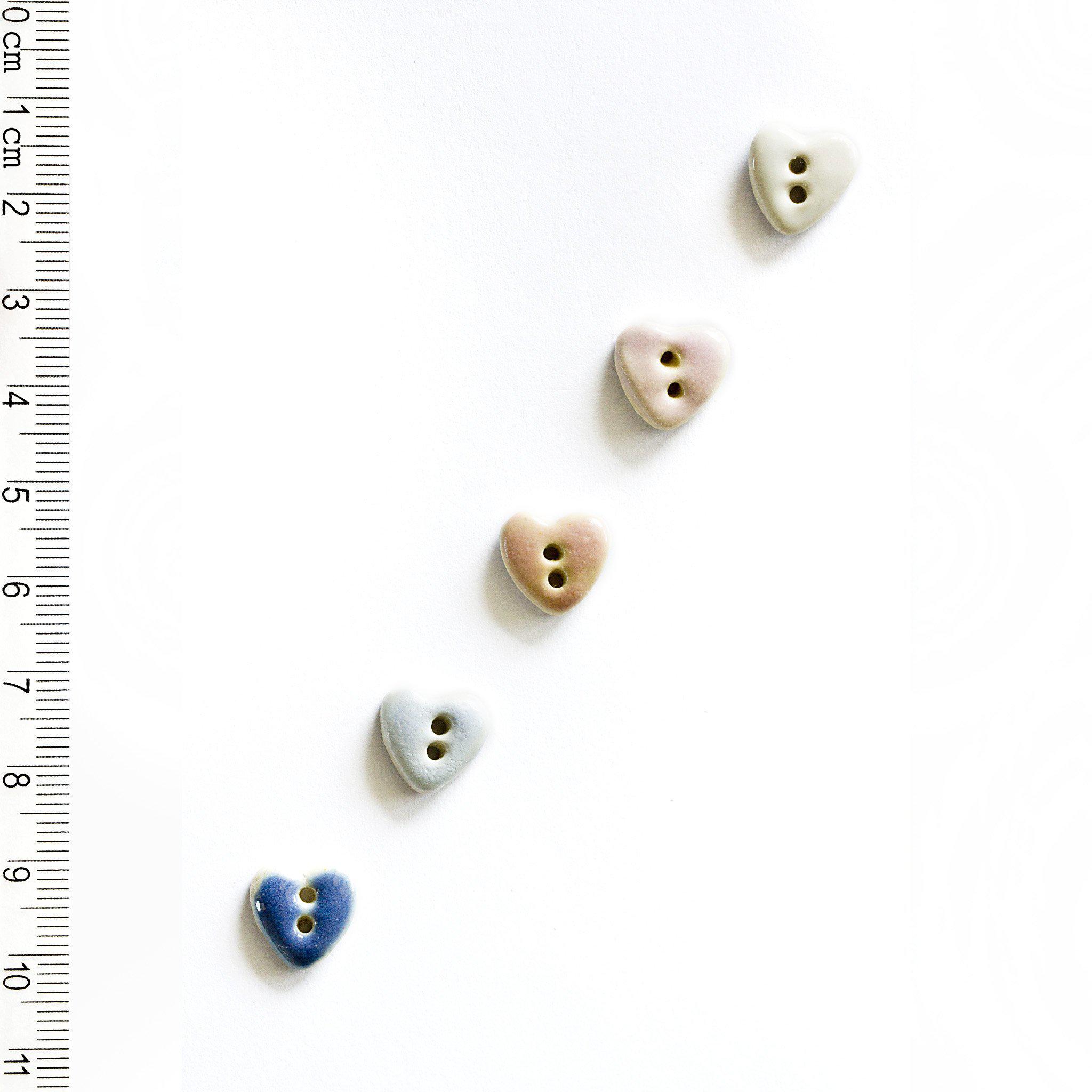 Incomparable Buttons-Tiny Hearts in Multi Colors-button-gather here online