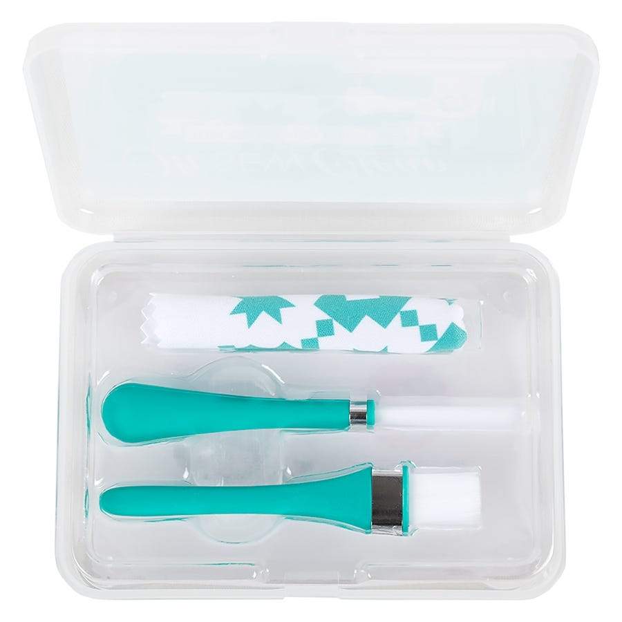 It's Sew Emma-Oh Sew Clean Brush & Cloth Set - Teal-notion-gather here online