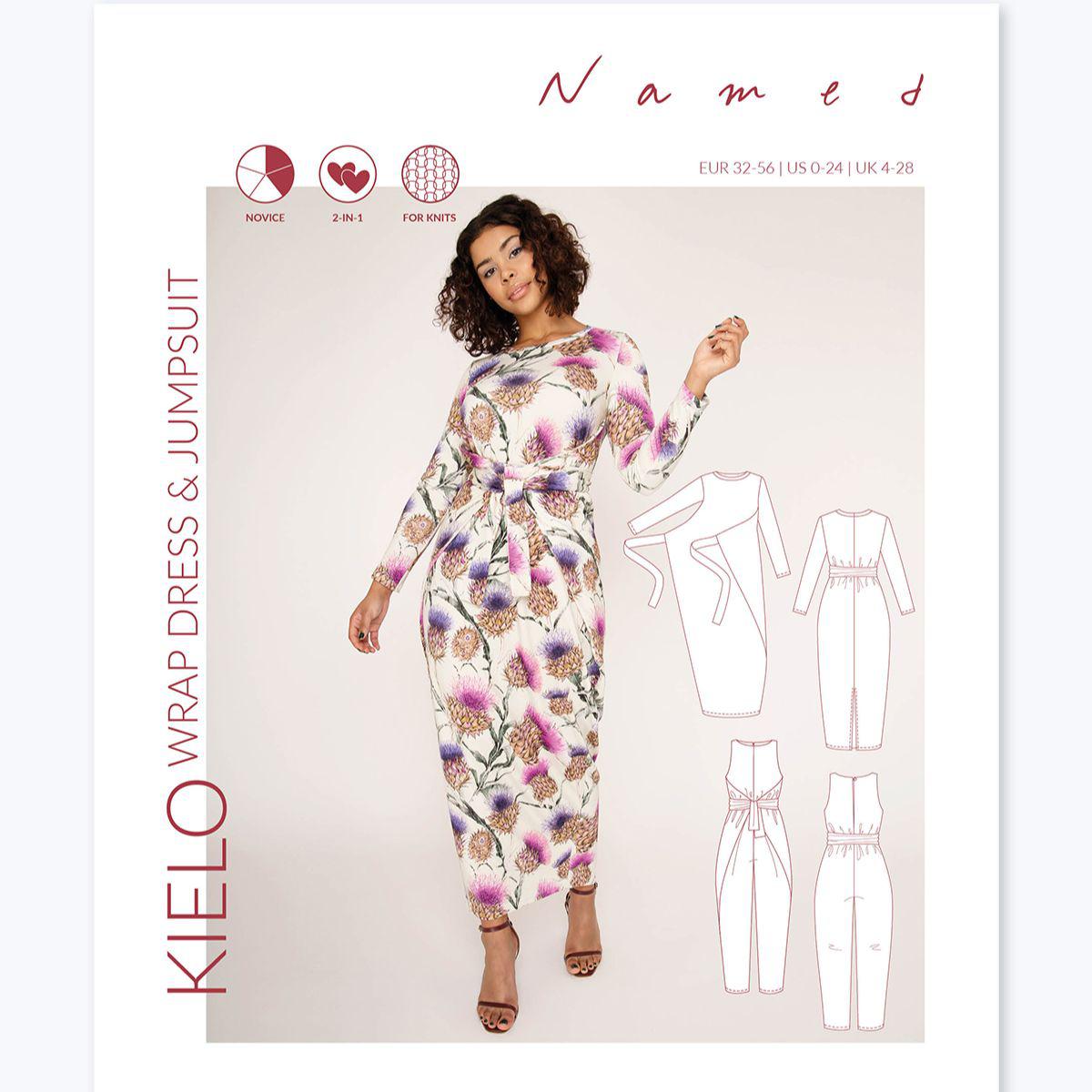 Kielo Wrap Dress Pattern Kielo Wrap Dress Pattern