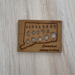 Katrinkles-Connecticut Needle Gauge-knitting notion-gather here online