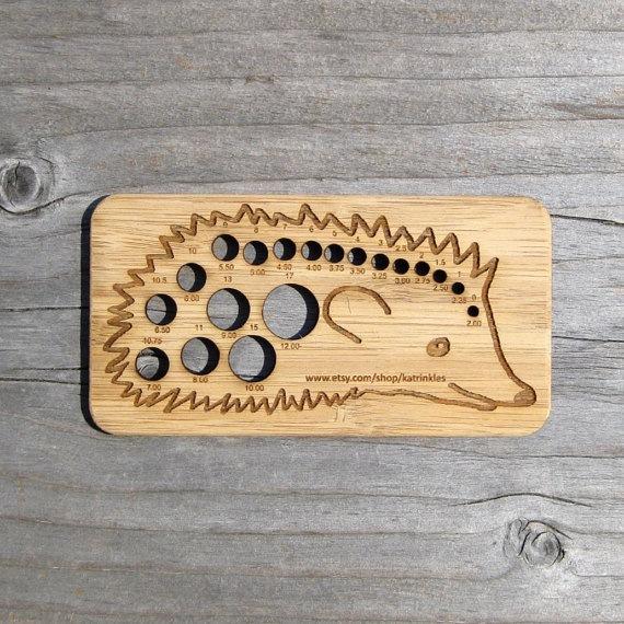 Katrinkles-Hedgehog Needle Gauge-knitting notion-gather here online