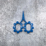 Kelmscott Designs-Flower Power Scissors-notion-Blue-gather here online