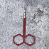Kelmscott Designs-Hexi Scissors-scissors + snips-Red-gather here online