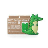 Kiriki Press - Alligator DIY Embroidery Kit - Default - gatherhereonline.com