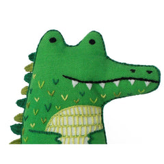 Kiriki Press-Alligator DIY Embroidery Kit-embroidery/xstitch kit-Default-gather here online
