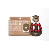 Kiriki Press - Beaver DIY Embroidery Kit - Default - gatherhereonline.com