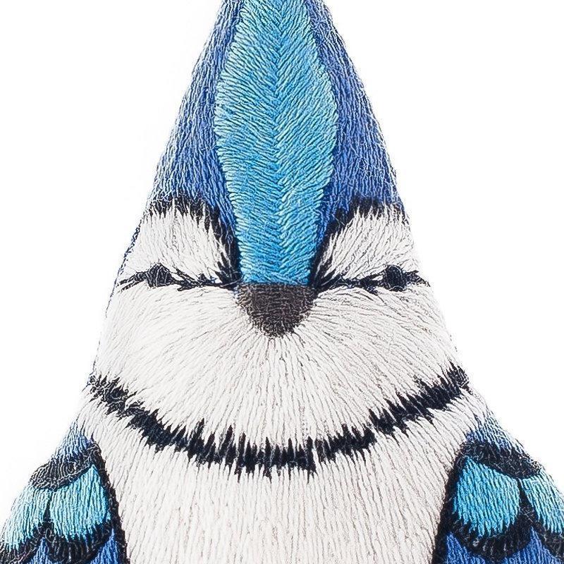 Kiriki Press - Blue Jay DIY Embroidery Kit - Default - gatherhereonline.com