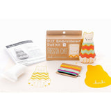Kiriki Press - Fiesta Cat DIY Embroidery Kit - Default - gatherhereonline.com