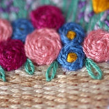 Kiriki Press-Flower Basket Embroidery Stitch Sampler-embroidery/xstitch kit-gather here online