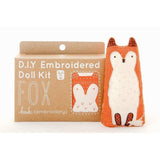 Kiriki Press - Fox DIY Embroidery Kit - Default - gatherhereonline.com
