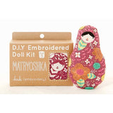 Kiriki Press - Matryoshka DIY Embroidery Kit - Default - gatherhereonline.com