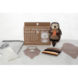 Kiriki Press - Otter DIY Embroidery Kit - Default - gatherhereonline.com