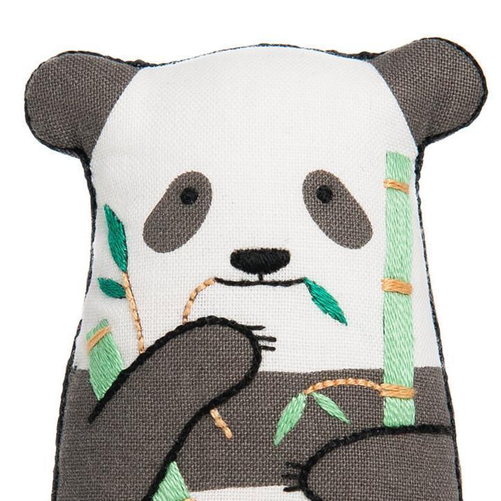 Kiriki Press - Panda DIY Embroidery Kit - Default - gatherhereonline.com