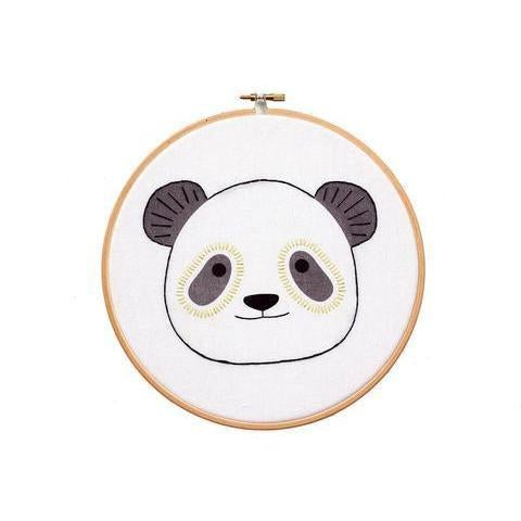 Kiriki Press - Panda Hoop Art Kit - Default - gatherhereonline.com