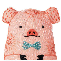 Kiriki Press-Pig DIY Embroidery Kit-embroidery/xstitch kit-gather here online