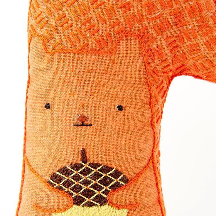 Kiriki Press - Squirrel DIY Embroidery Kit - Default - gatherhereonline.com