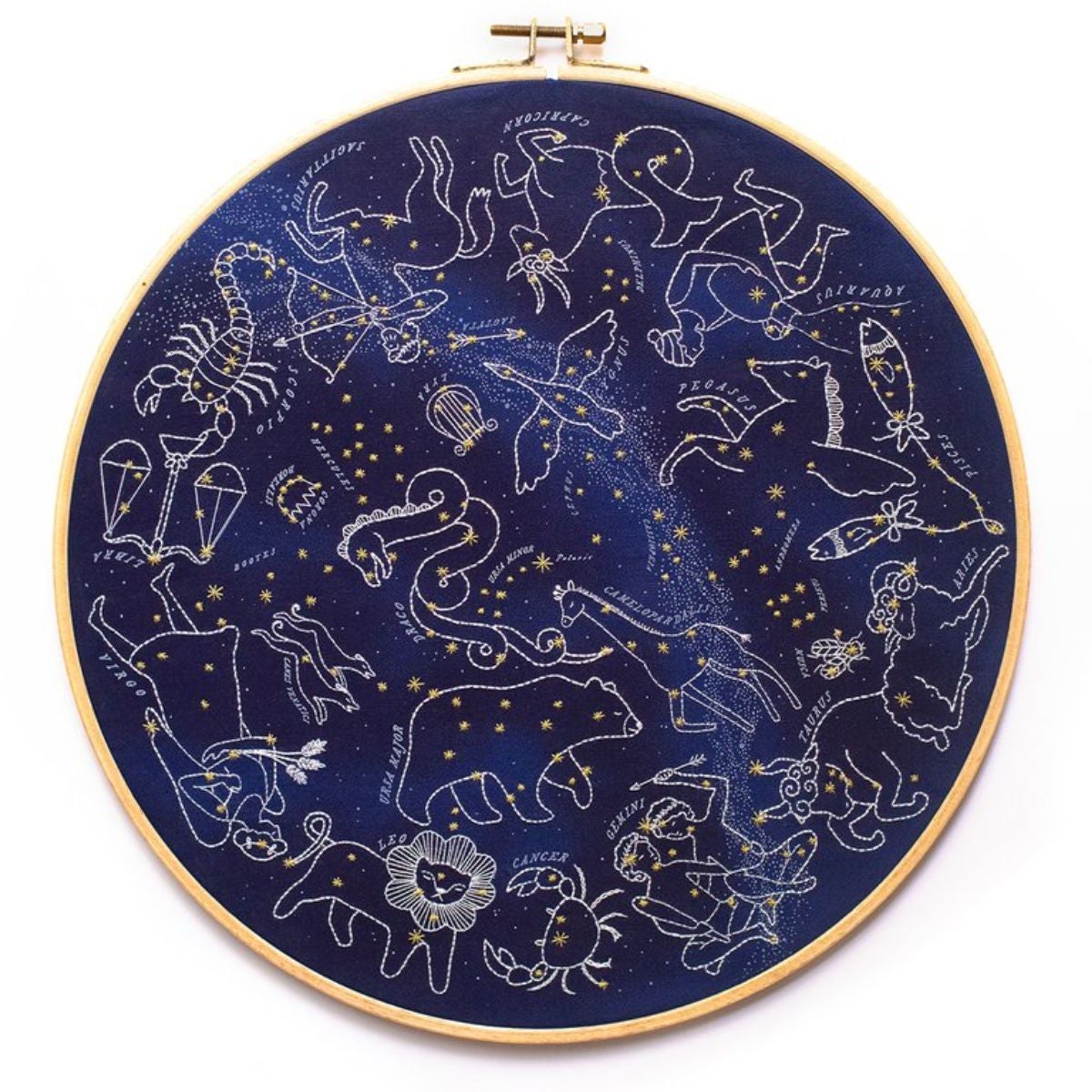 Kiriki Press-Star Map Embroidery Kit-embroidery kit-gather here online