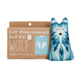 Kiriki Press - Wolf DIY Embroidery Kit - Default - gatherhereonline.com