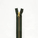 Klum House Workshop-14” Brass Zipper-zipper-Moss-gather here online