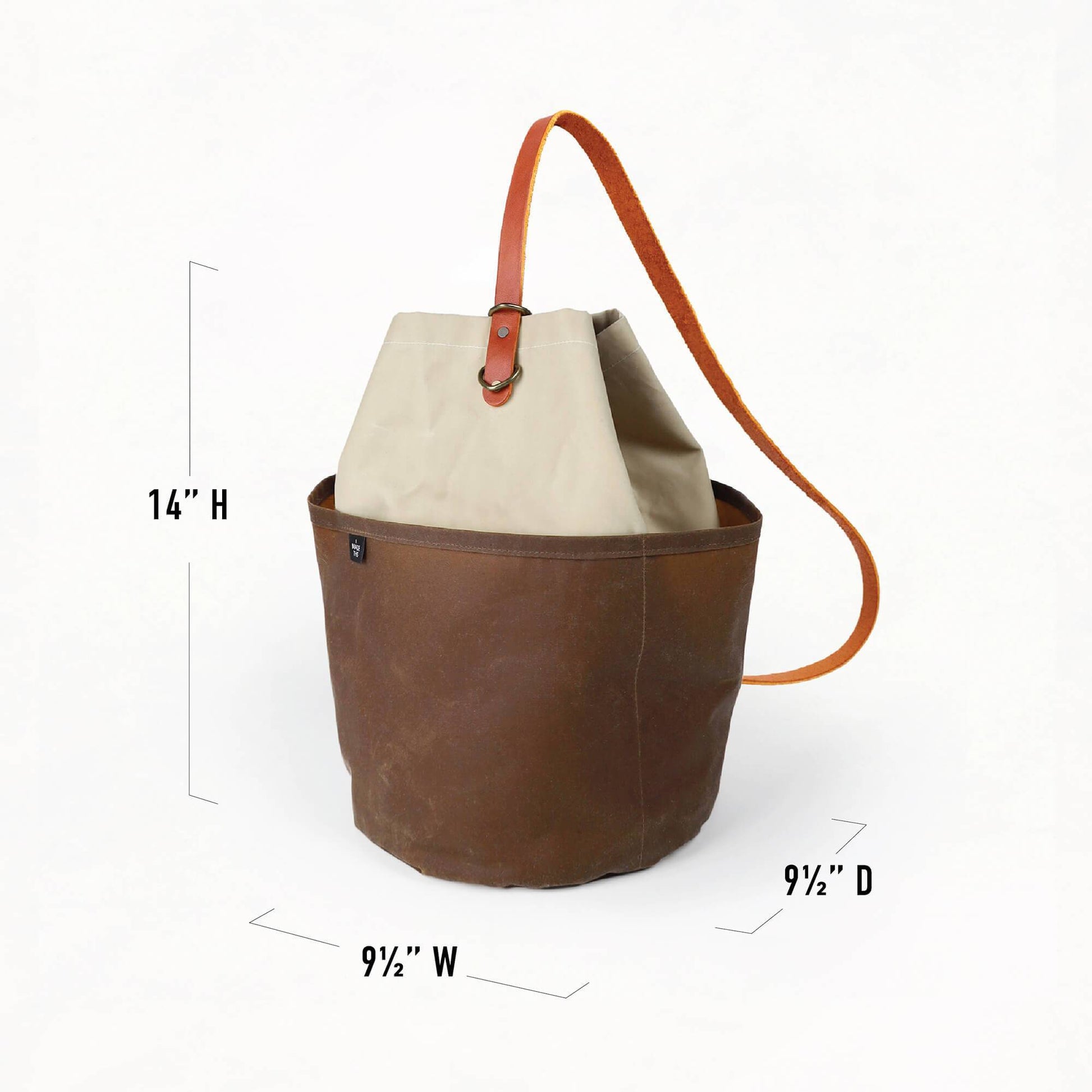 Klum House Workshop-Naito Bucket Bag Leather + Hardware Kit - Black Leather-sewing kit-gather here online