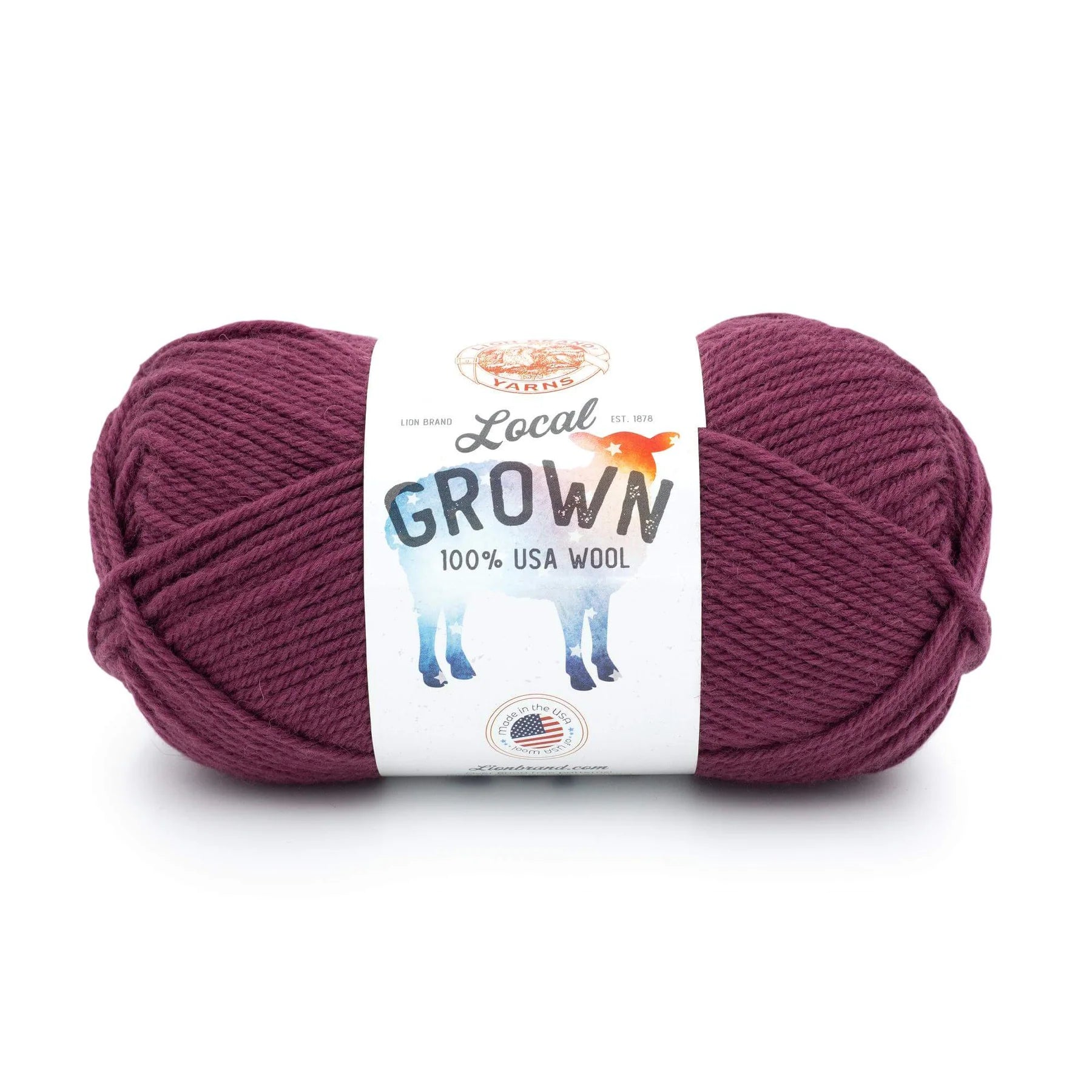Purple, lilac, white wool yarn for knitting, hook crochet, pl