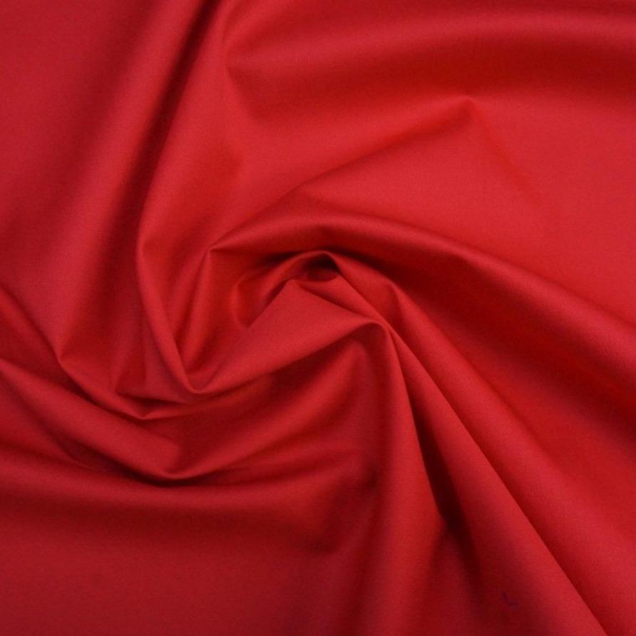 Lady McElroy-Loughborough- Scarlet Stretch Cotton Sateen Drill-fabric-Default-gather here online