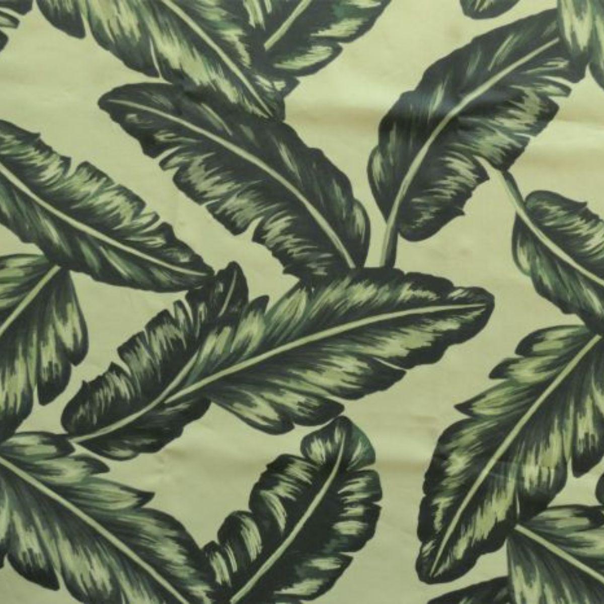 Lady McElroy-Botanical Leaf on Viscose Challis Lawn-fabric-Default-gather here online