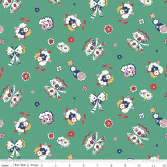 Liberty Fabrics-Fluttering Floral Bohemian Brights-fabric-gather here online