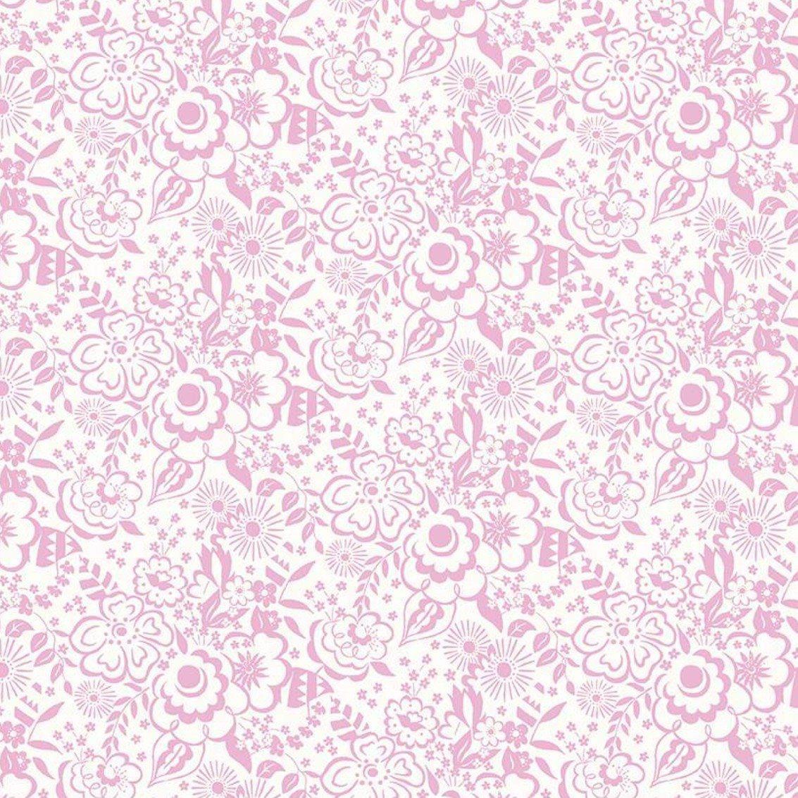 Liberty Fabrics-Lindy Silhouette Pink-fabric-gather here online